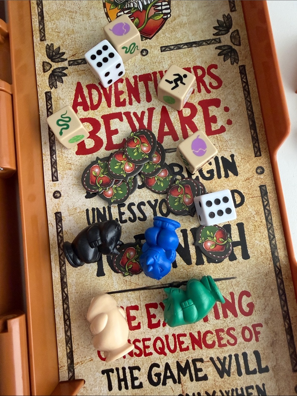 Jumanji Deluxe Board Game - Brown Jungle Edition - 90s Collector Nostalgia Toy - Picture 13 of 15